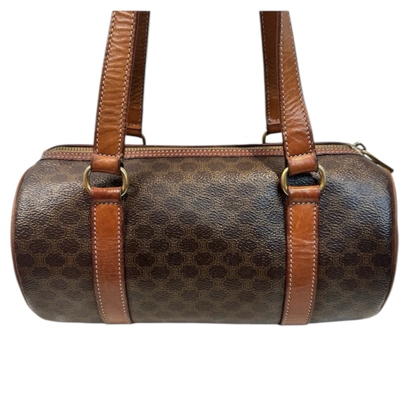 CELINE PARIS MACADAM BOSTON BARREL BAG - Picture 4 of 17